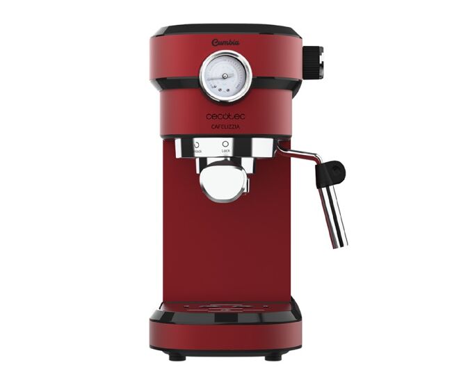 Cecotec machine de café expresso com 20 bares, thermoblock, manómetro e vaporizador.