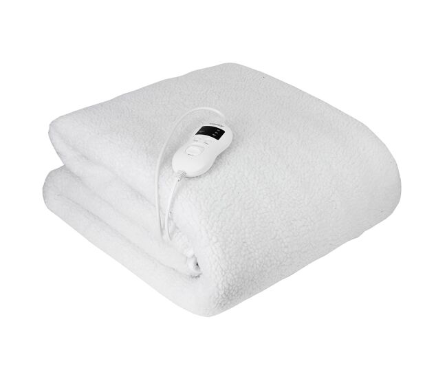 Camry cr 7422 aquecedor de camas 160 x 100cm, 8 níveis de temperatura, temporizador, 85, blanc