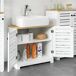 Armário de casa de banho BZR40-W SoBuy Armário de casa de banho BZR40-W SoBuy Branco