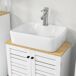Armário de casa de banho BZR40-W SoBuy Armário de casa de banho BZR40-W SoBuy Branco