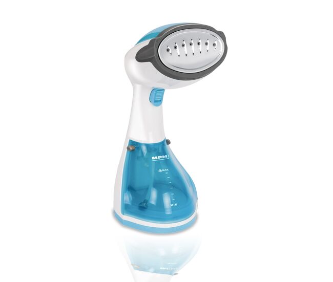 Mpm mzp-01 machine de engomar a vapor vertical 30 g/min, sistema anti-gotas, 1200, blanc bleu