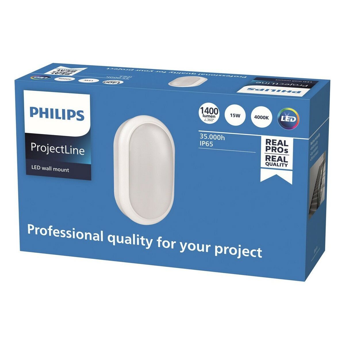 Luminária de parede philips project line 1400 lm