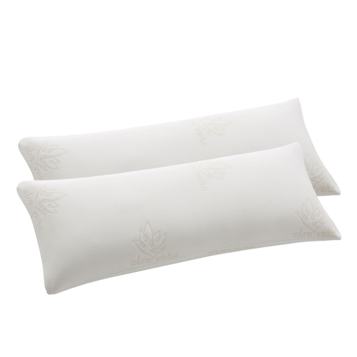 Pack 2 Flocos de Travesseiro Viscoelástico Capa de Aloe Vera 70x40