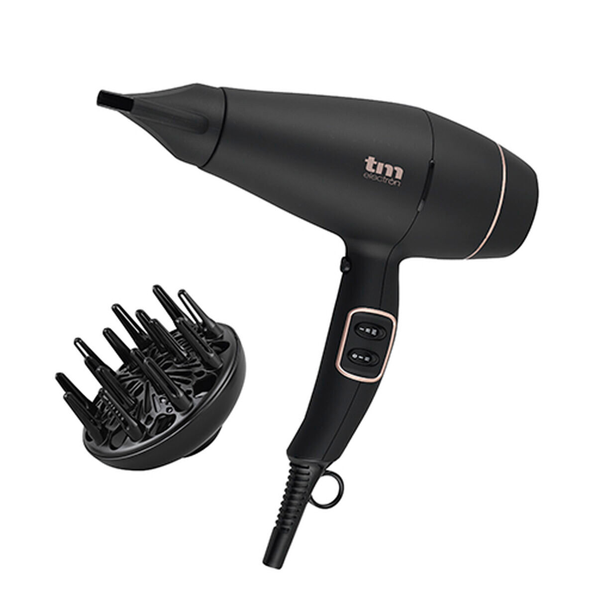 Secador de cabelo dobrável tm electron 1800-2200 w