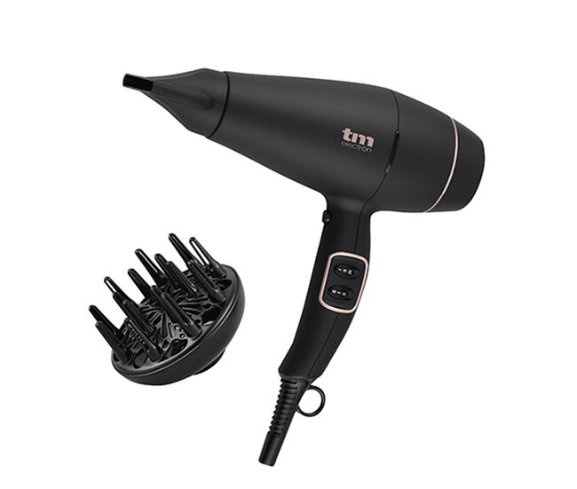 Secador de cabelo dobrável tm electron 1800-2200 w