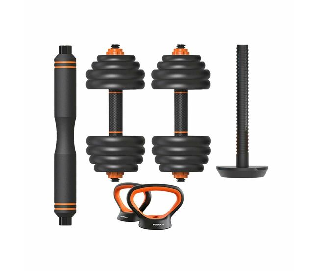 Kit de pesos russos e halteres xiaomi ormanc40 40 kg multicolor