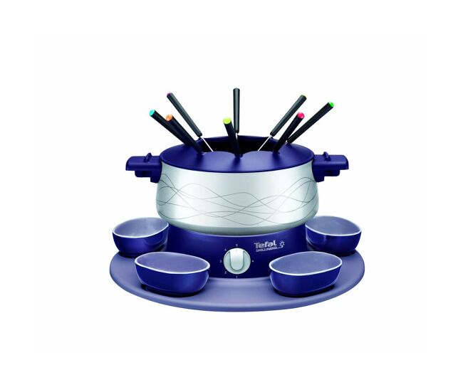 Conjunto de fondue em acier inox tefal ef351412 800 w