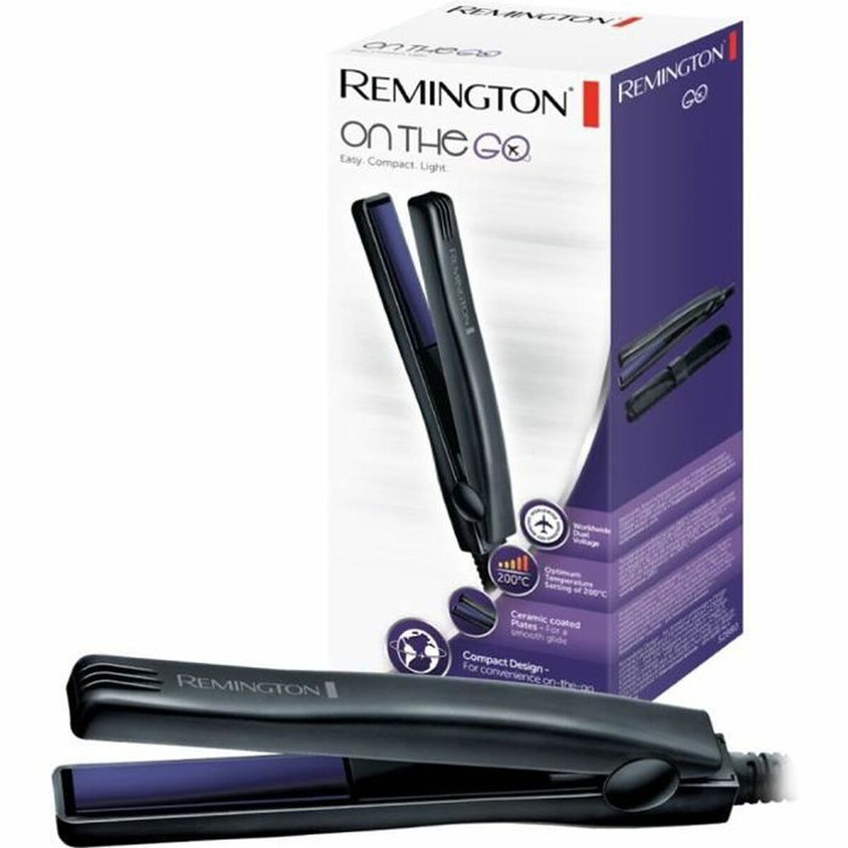 Ferro de cabelo remington s2880 preto