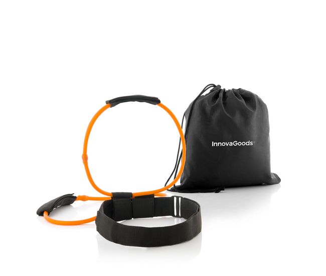 Cinto com elásticos de resistência para glúteos e guia de exercícios bootrainer innovagoods