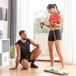 Prancha de flexões push-up com fitas de resistência de guia de exercícios Prancha de flexões push-up com fitas de resistência de guia de exercícios Preto