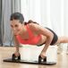 Prancha de flexões push-up com fitas de resistência de guia de exercícios Prancha de flexões push-up com fitas de resistência de guia de exercícios Preto