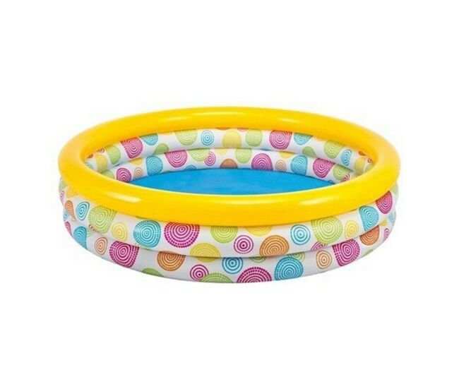 Piscina insuflável intex 3 aros círculos 168x38 cm - 481 l