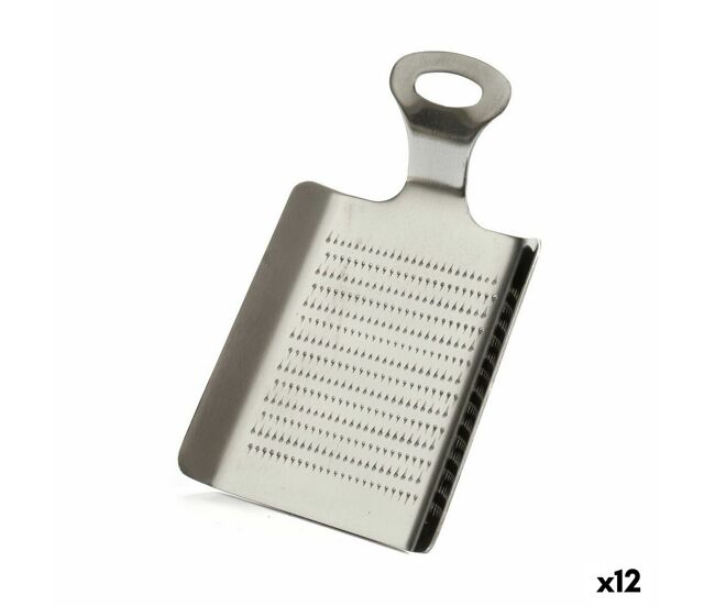 Ralador argenté acier inox trufas 2 x 19 x 11 cm (12 unidades)