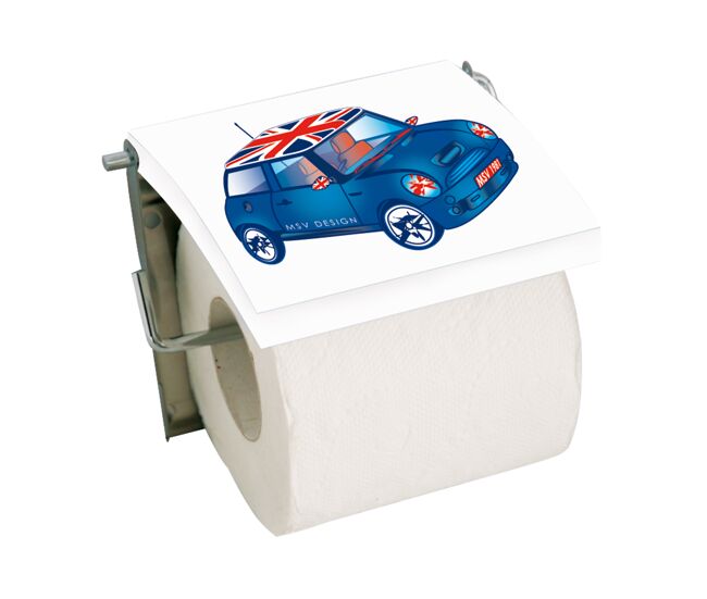 Msv "mini" portolls de acier inox em bleu 13 x 15 x 11,5 cm