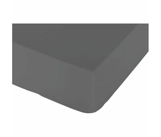 Lençol de baixo ajustável naturals cinzento cama de 180 (180 x 190 cm)