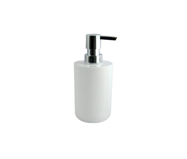 Saboneteira acrílica msv inagua em cor blanche 240 ml