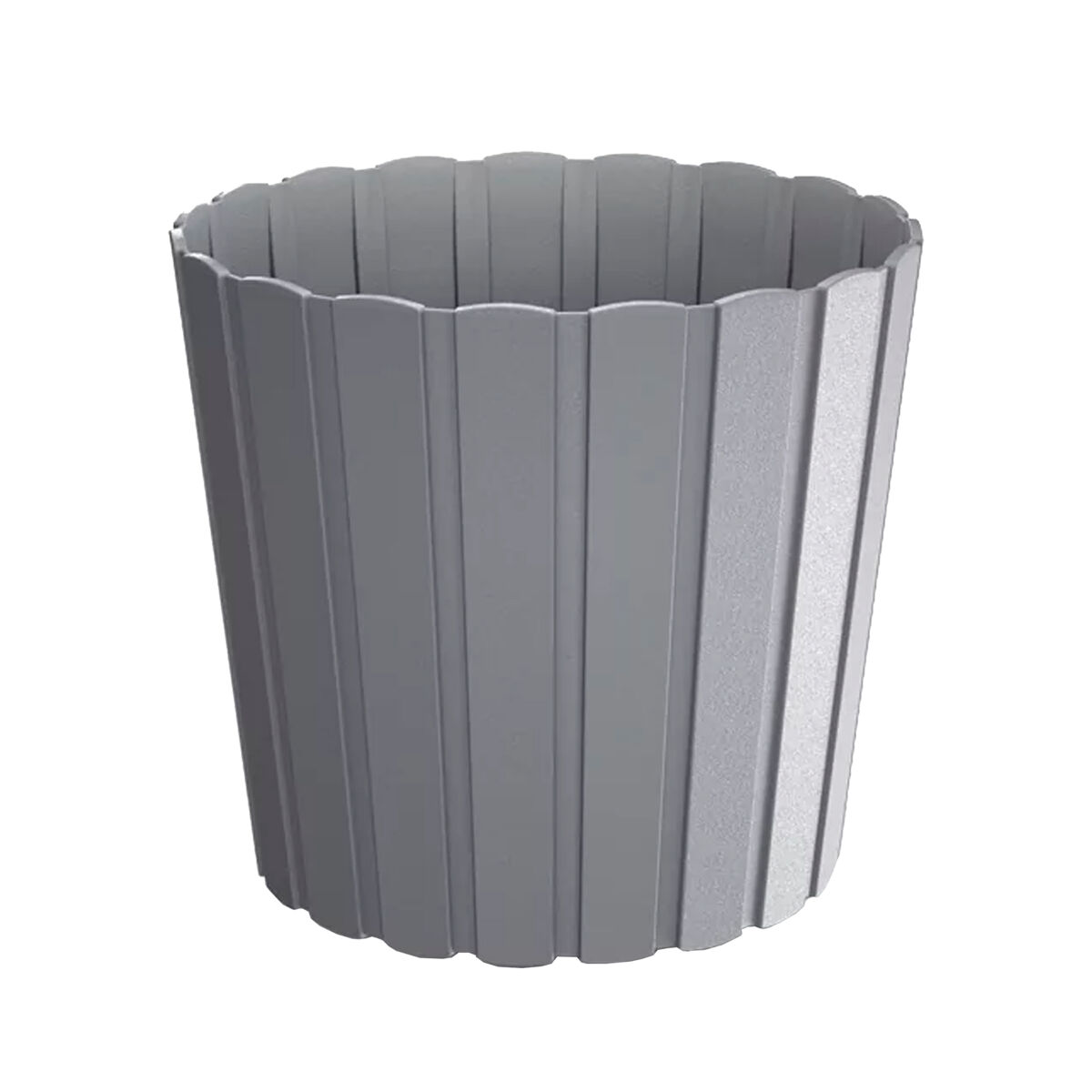 Vaso de plantas às riscas 2,2l gris-pedra boardee basic 165x165x150 cm
