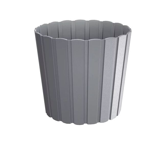 Vaso de plantas às riscas 2,2l gris-pedra boardee basic 165x165x150 cm
