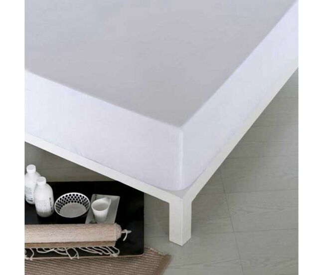 Lençol de baixo ajustável naturals berço branco 70 x 140 cm