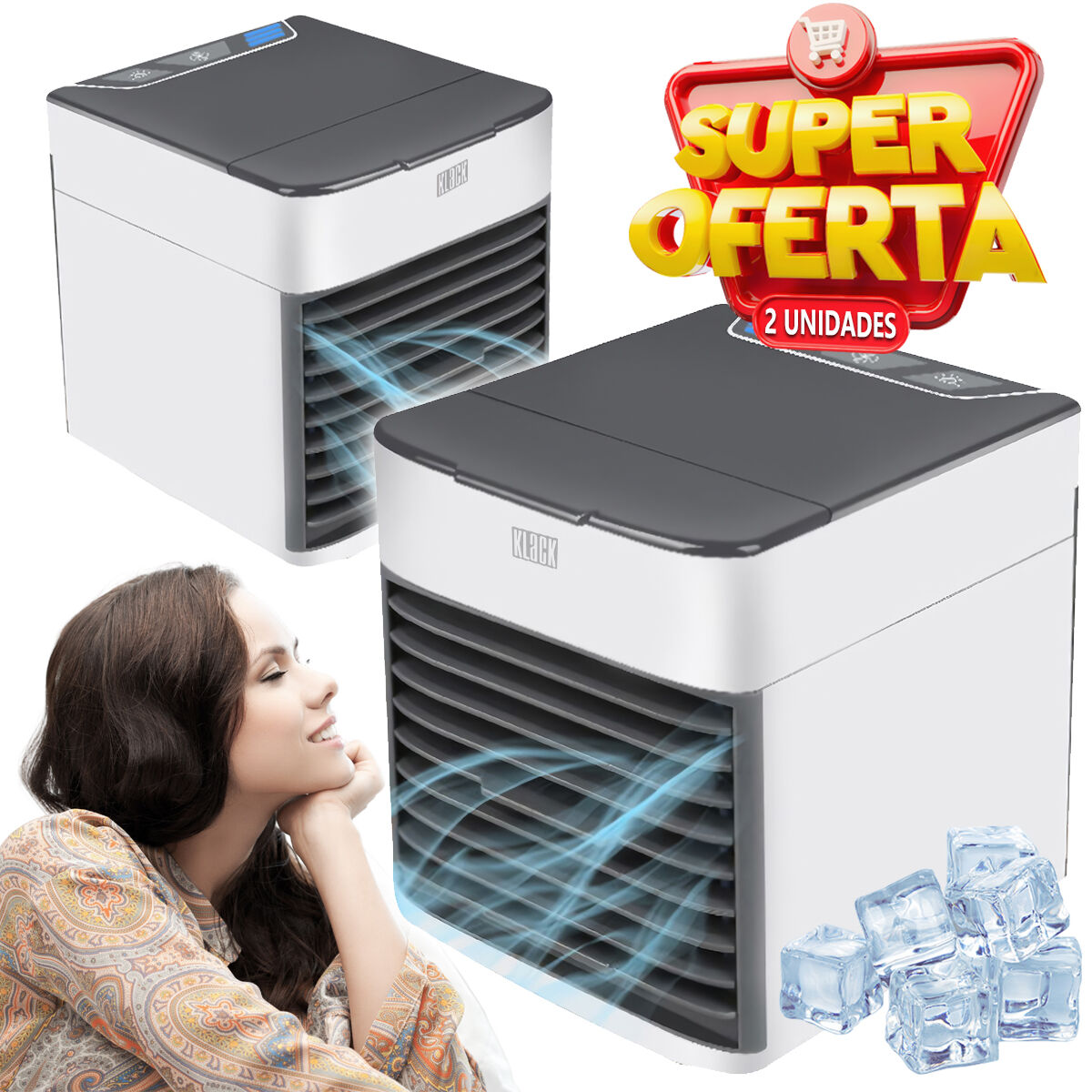 Mini ar condicionado portátil Klack