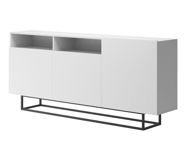 Cómoda enjoy ek180 moderna e funcional 180x37x82 cm branco