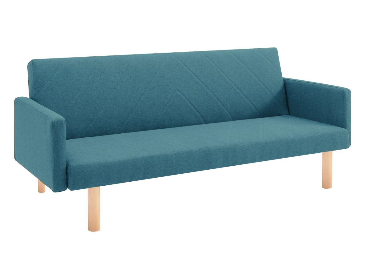 Sofa cama 3 lugares, cosmos (bleu)