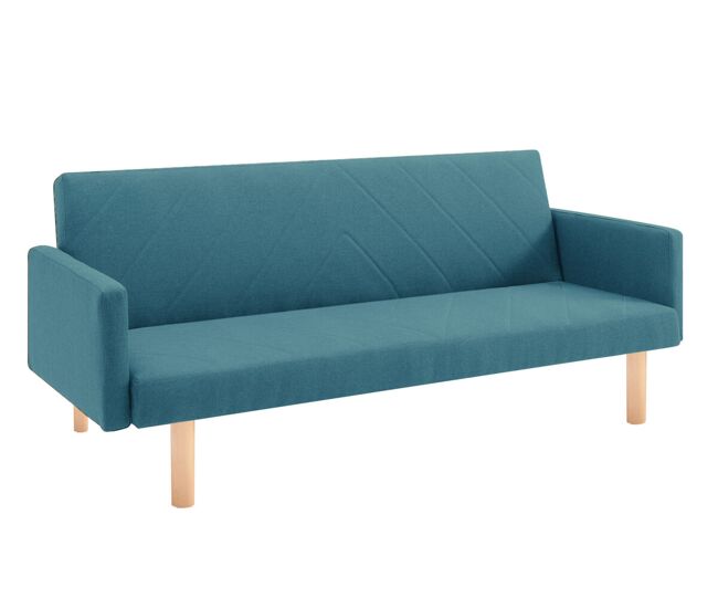 Sofa cama 3 lugares, cosmos (bleu)