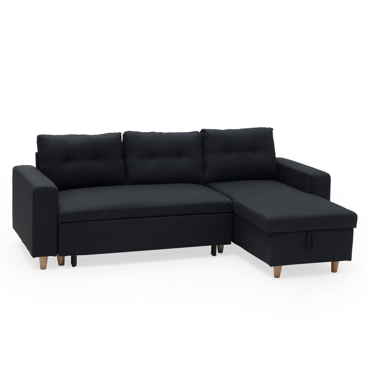 Sofá-cama de canto WADE de 3 lugares