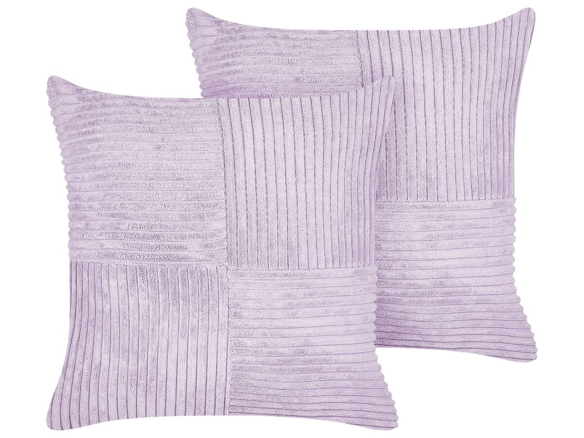 Almofada decorativa Beliani MILLET 43x43 Violeta