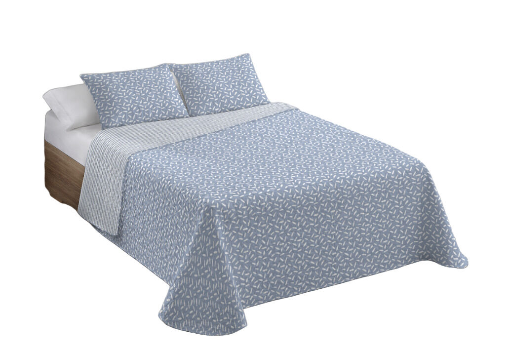 Colcha Estampada Bouti + Capas de Almofadas Évora