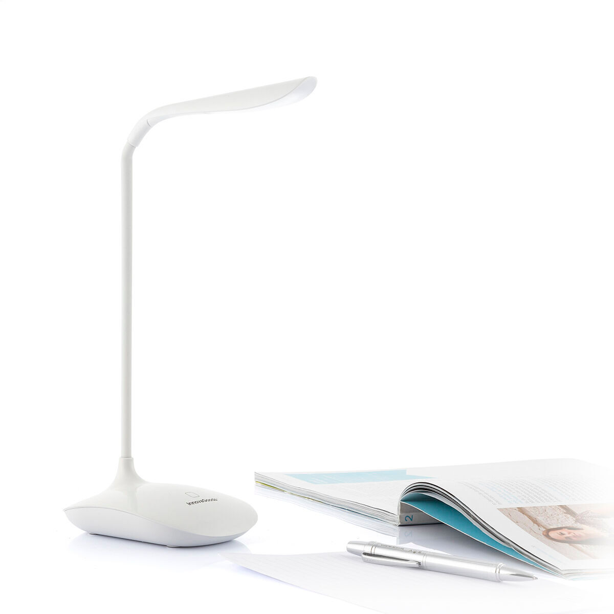 Lâmpada de mesa tátil recarregável led lum2go innovagoods