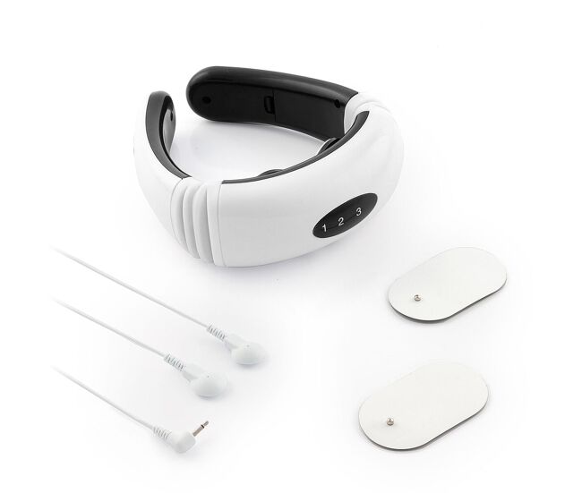 Aparelho de massagem eletromagnética para pescoço e costas calmagner innovagoods