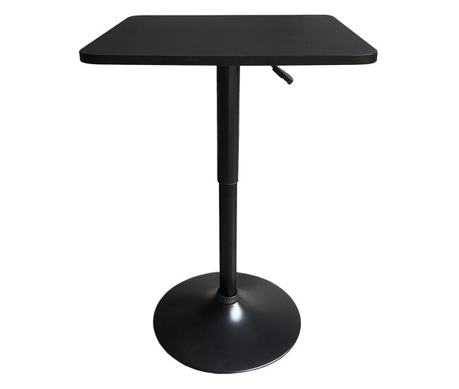 Mesa de bar quadrada luke noire 57x57x88cm