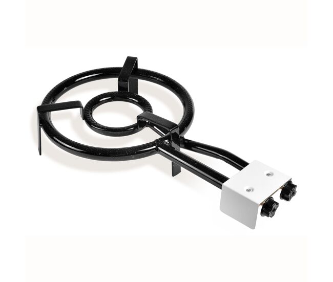 Briebe mod350 paellero duplo aro 35-15cm, queimador à gaz butano, adequado para panela de paella de 24 a 50 cm ø, , noir