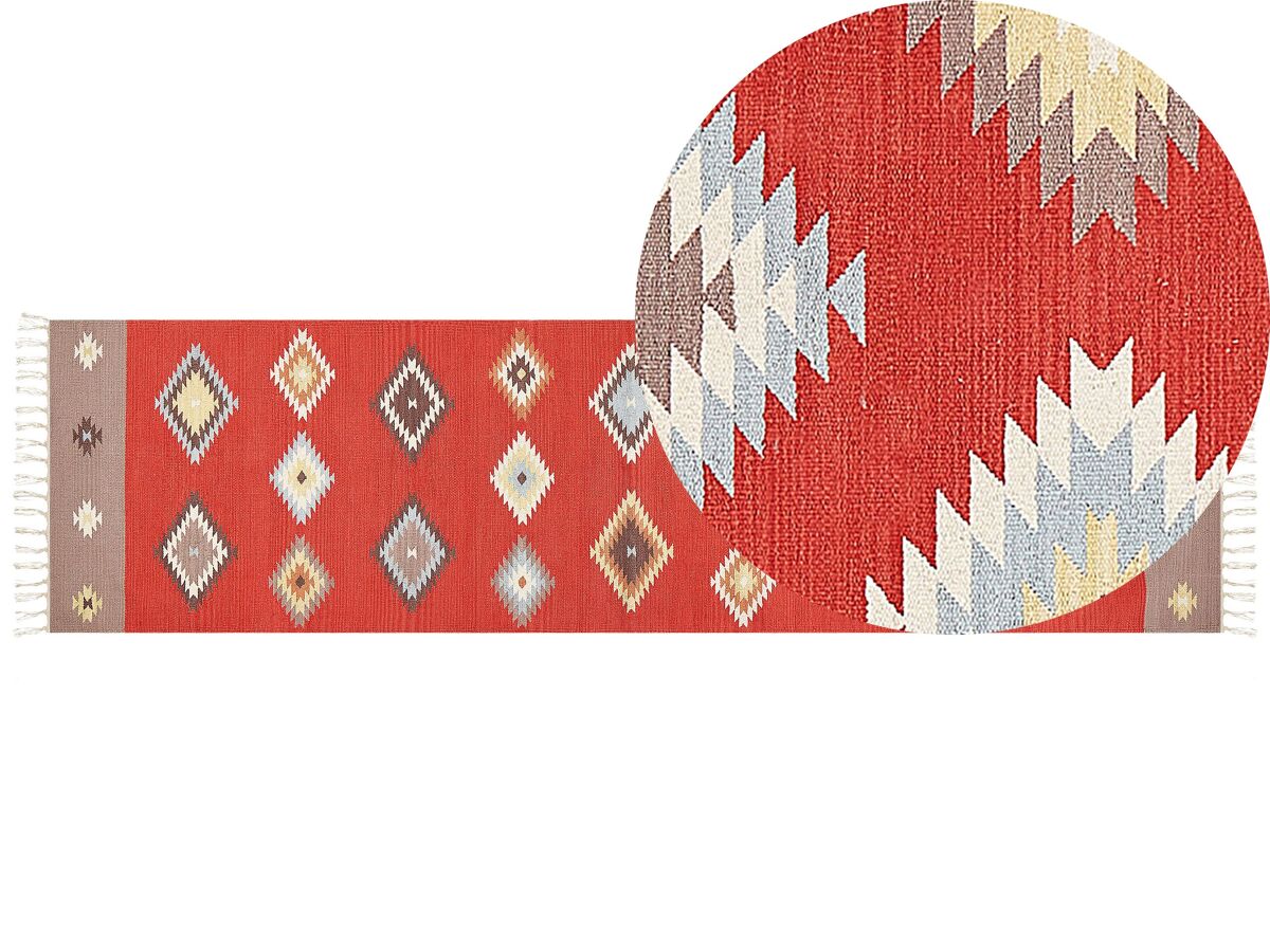 Beliani Kilim LORUT 80x300