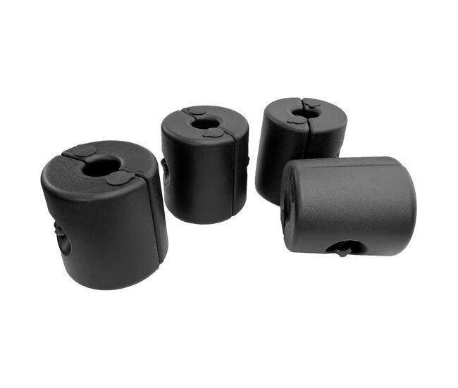 Conjunto de 4 balastros carnac para tendas de festas cor noir