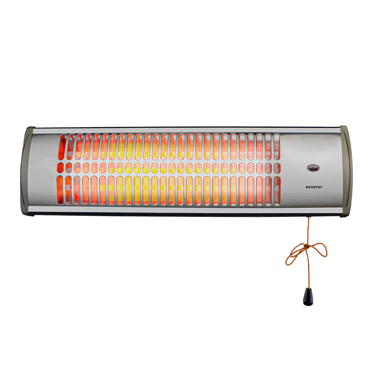 Fogão de quartzo infiniton hqp-w33 - 3 níveis de potência - 1500 w cinzento
