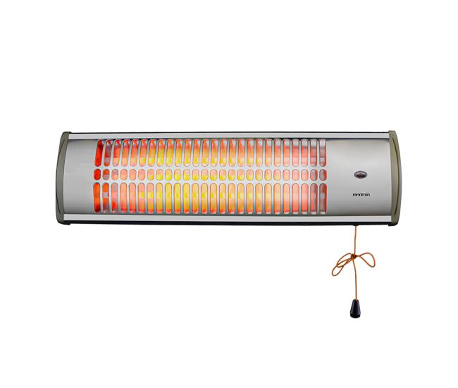 Fogão de quartzo infiniton hqp-w33 - 3 níveis de potência - 1500 w cinzento