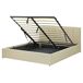 Beliani Cama con almacenaje Piel sintética DREUX 171x214 Beliani Cama con almacenaje Piel sintética DREUX 171x214 Bege