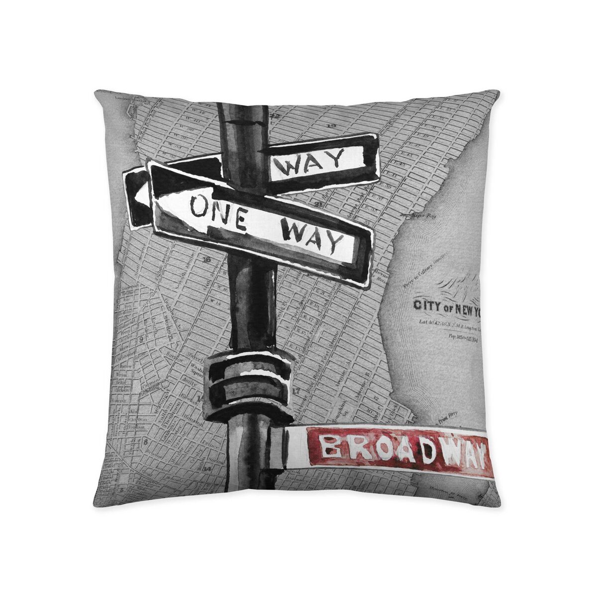 Capa de almofada vazia way 50x50 cm