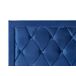 Beliani Cama con cajones Terciopelo LIEVIN 145x217 Beliani Cama con cajones Terciopelo LIEVIN 145x217 Azul Marino