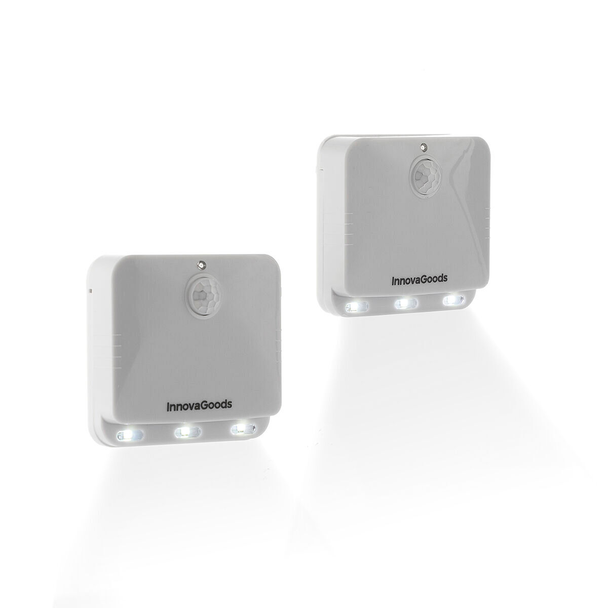 Luz led com sensor de movimento lumtoo innovagoods 2 unidades