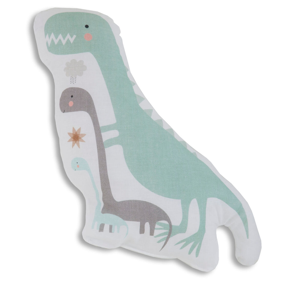 Almofada de forma com enchimento dinos de 40 cm de diâmetro