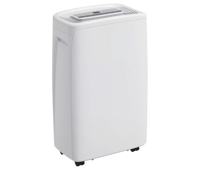 Homcom desumidificador elétrico 12l/dia com 4 modos 2 velocidades desligamento automático ecrã led temporizador silencioso para dormitório sala de