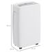 Desumidificador ABS HOMCOM, casa - aquecimento e climatização Desumidificador ABS HOMCOM, casa - aquecimento e climatização Branco