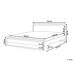 Beliani Cama Pinho GIULIA 165x213 Beliani Cama Pinho GIULIA 165x213 Castanho