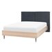 Beliani Cama Poliéster IZERNORE 167x215 Beliani Cama Poliéster IZERNORE 167x215 Cinza Escuro