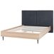 Beliani Cama Poliéster IZERNORE 167x215 Beliani Cama Poliéster IZERNORE 167x215 Cinza Escuro