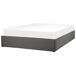 Beliani Cama baú Poliéster DINAN 167x214 Beliani Cama baú Poliéster DINAN 167x214 Cinza Escuro