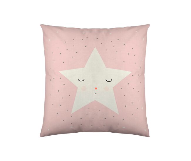 Happy star capa almofada vazia 40x40 cm